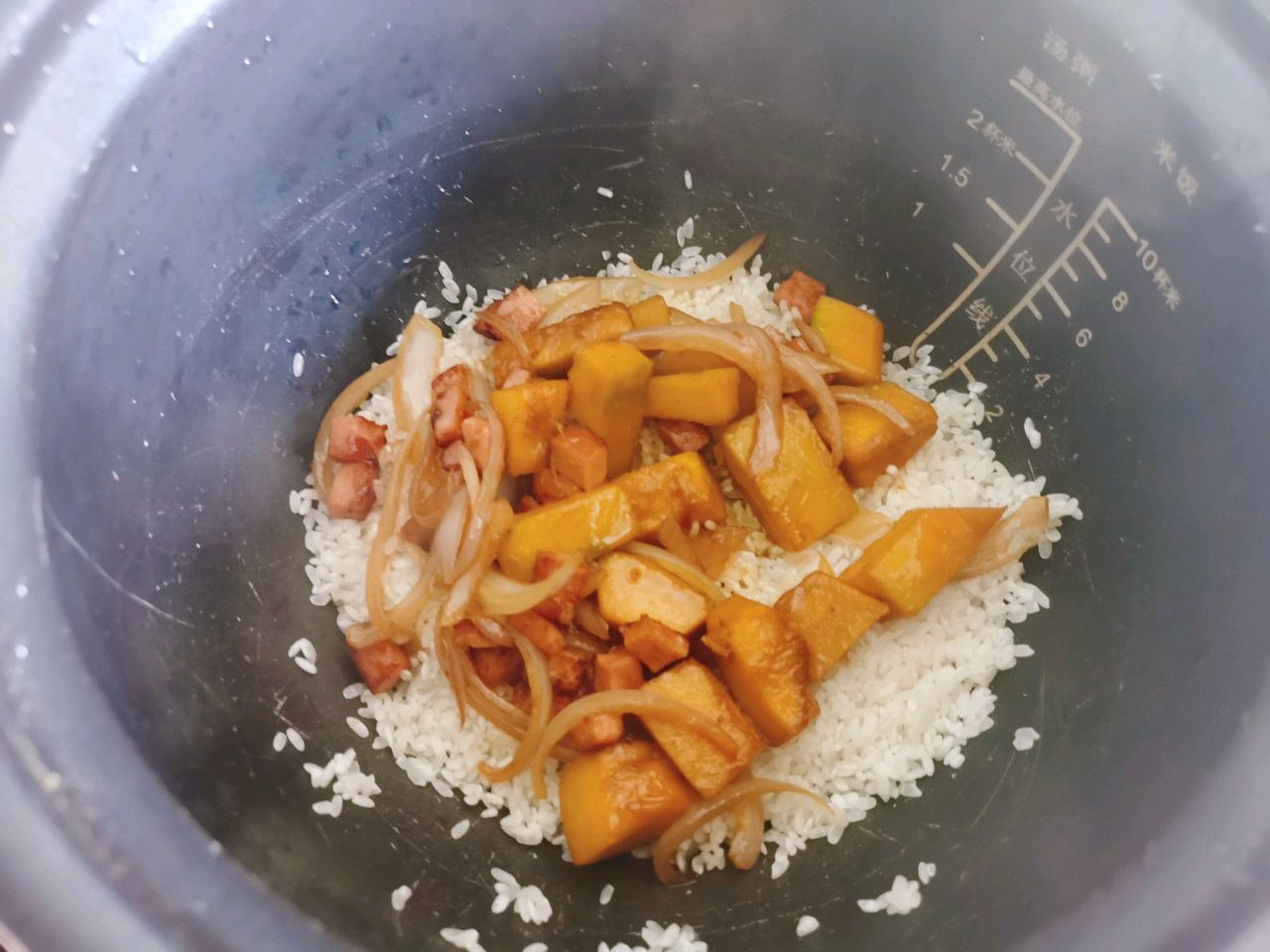 南瓜焖饭