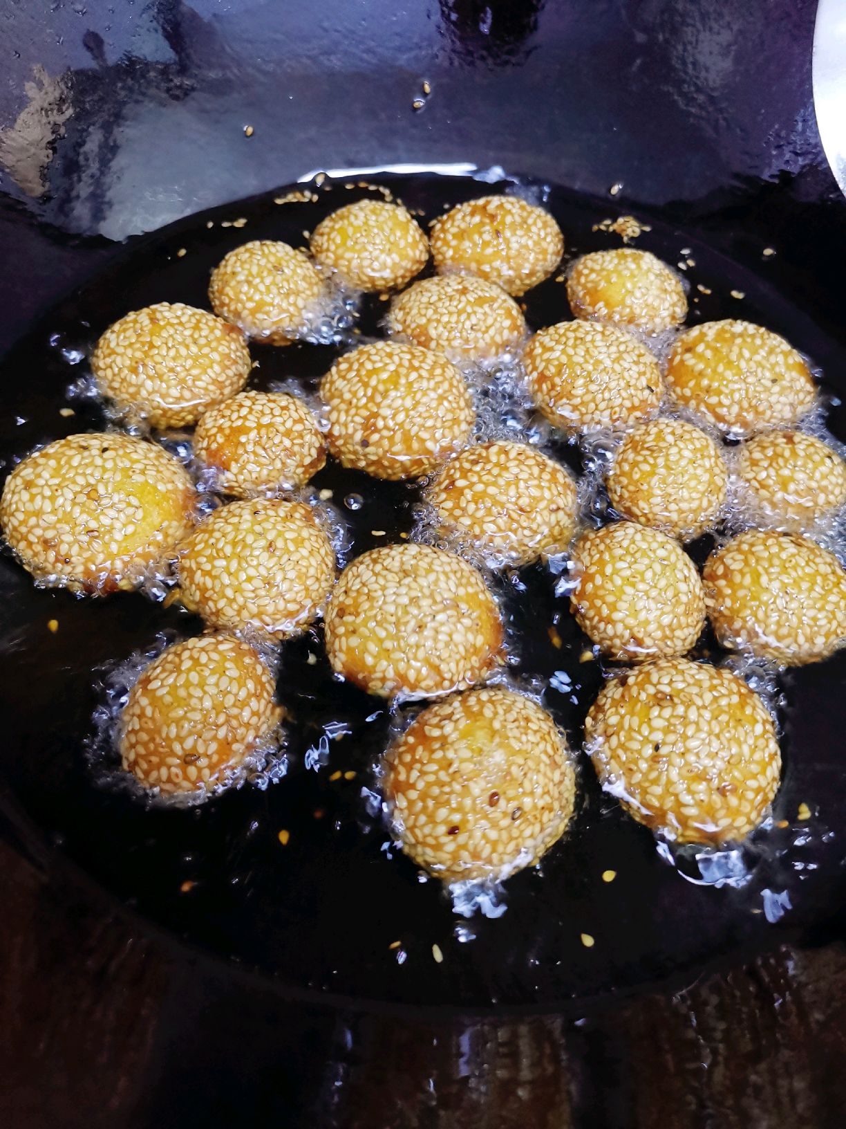 南瓜小麻团