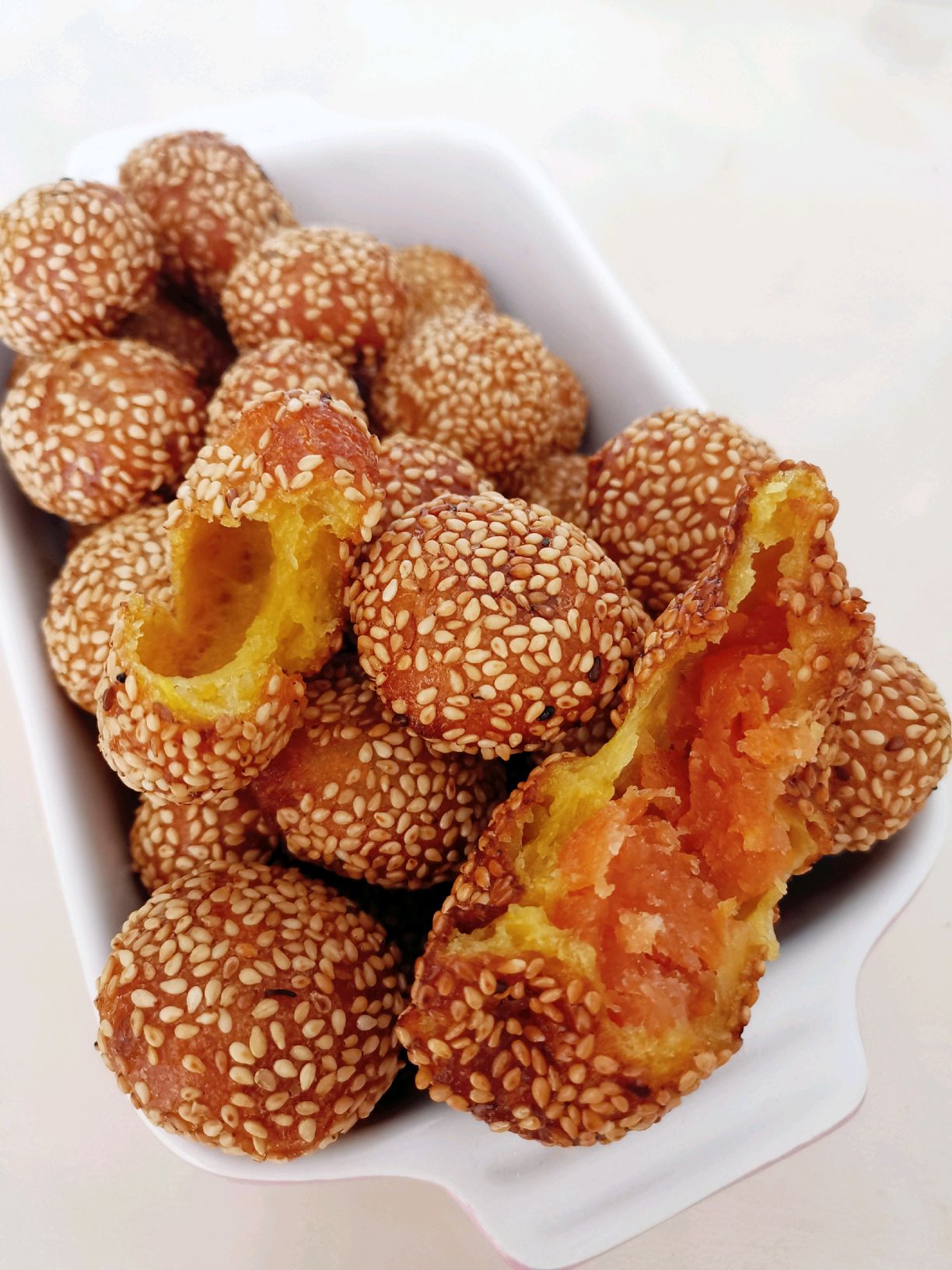 南瓜小麻团