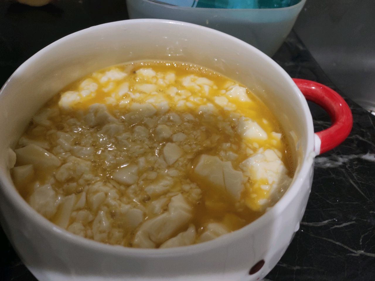 内脂豆腐炖蛋