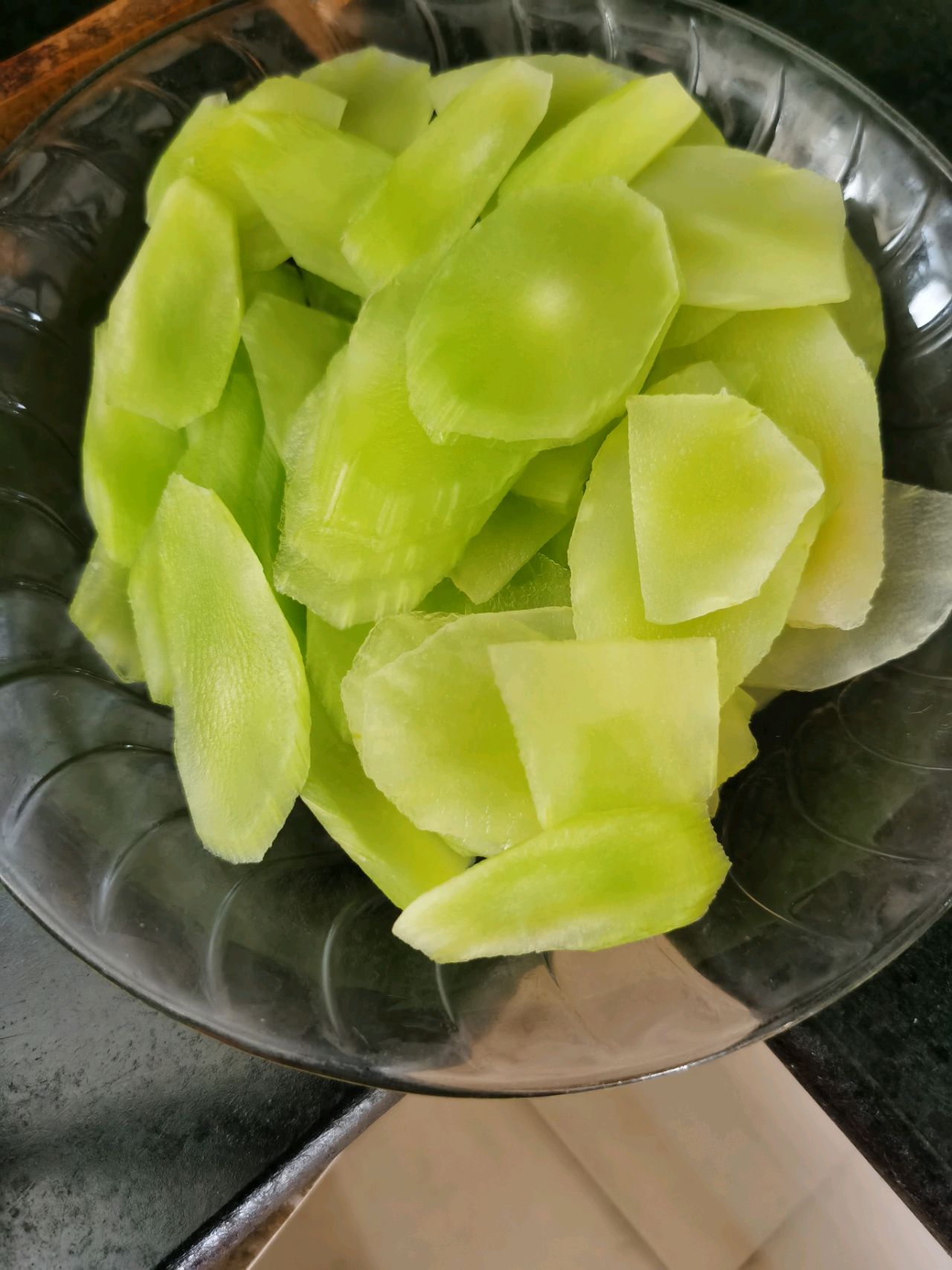 嫩莴苣炒肉片