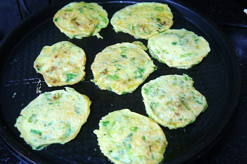 嫩玉米鸡蛋蔬菜饼