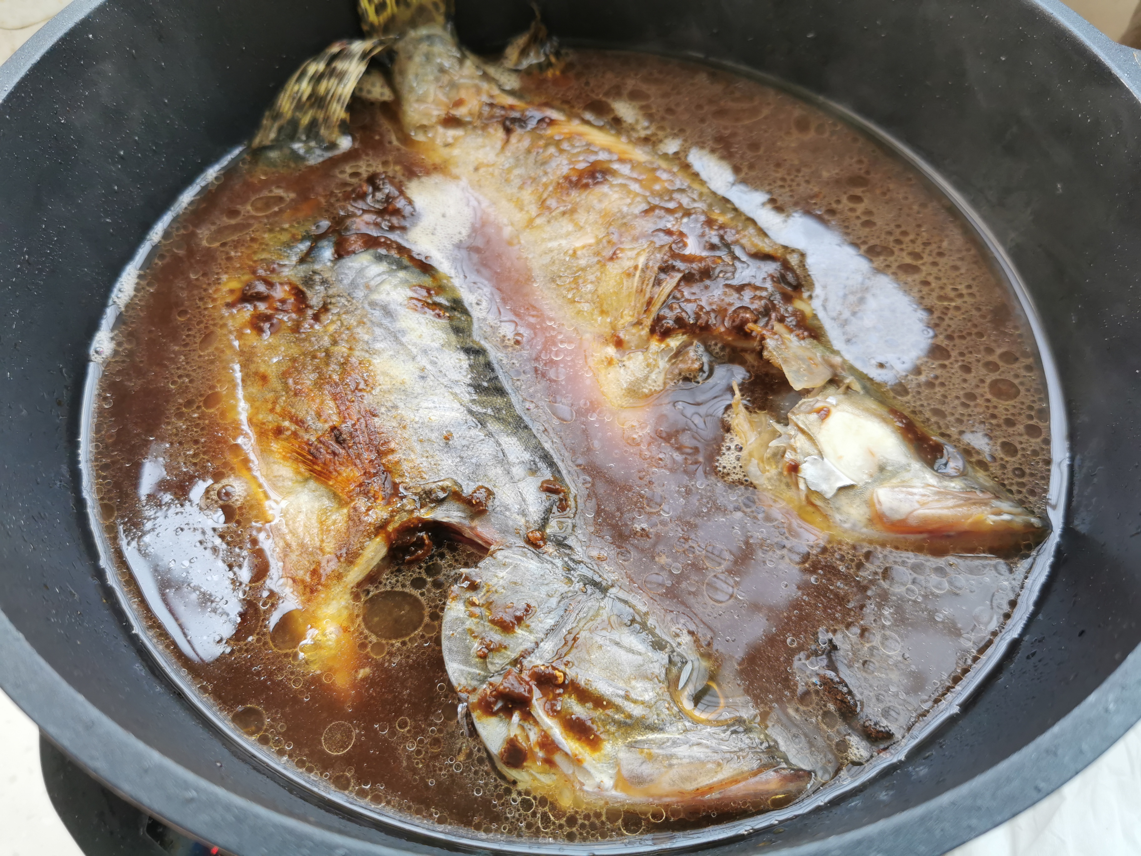年菜做鲜掉眉毛的红烧鳜鱼