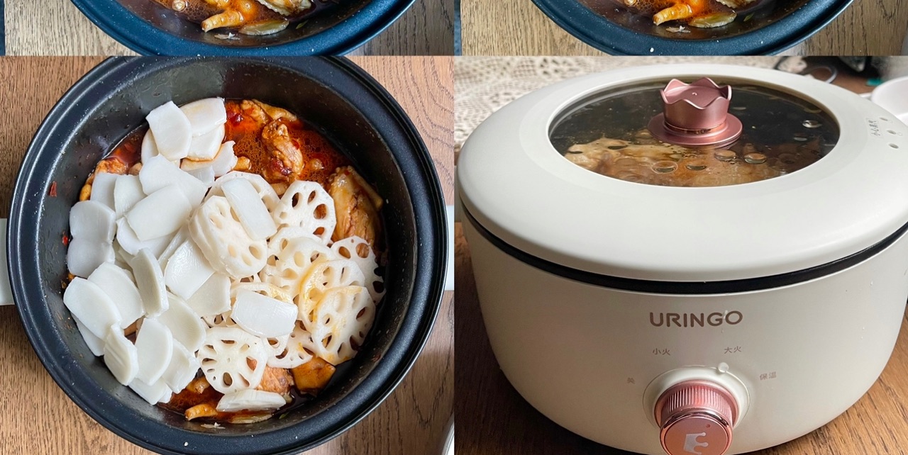 年糕大虾鸡翅煲