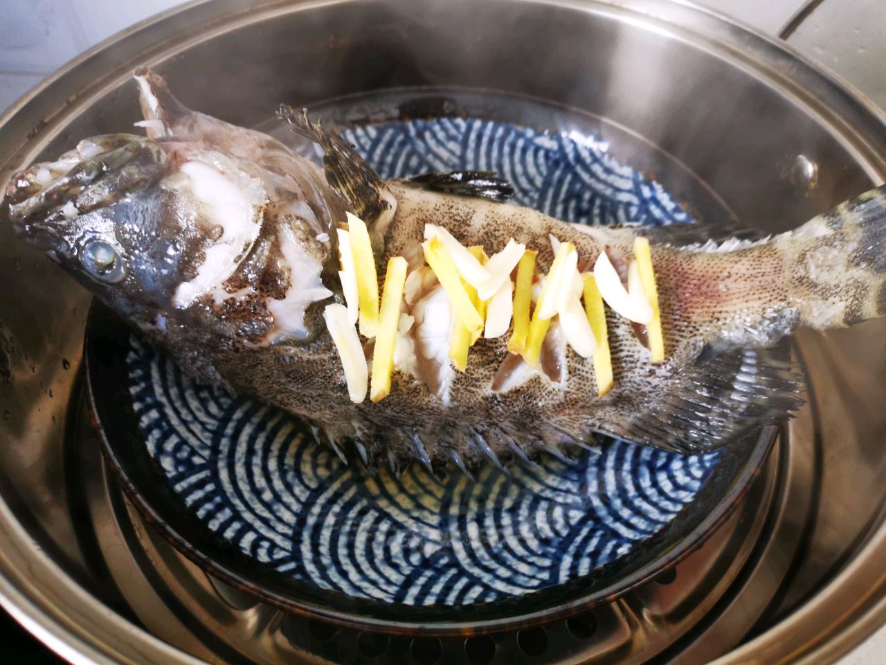 年年有余 清蒸石斑鱼
