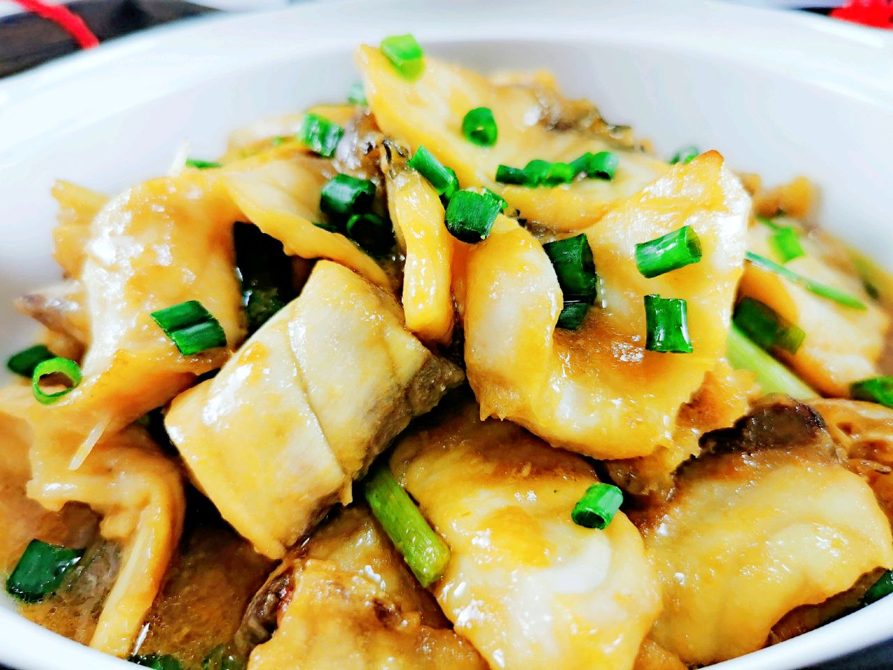 年年有（余）鱼～姜葱炒脆肉皖