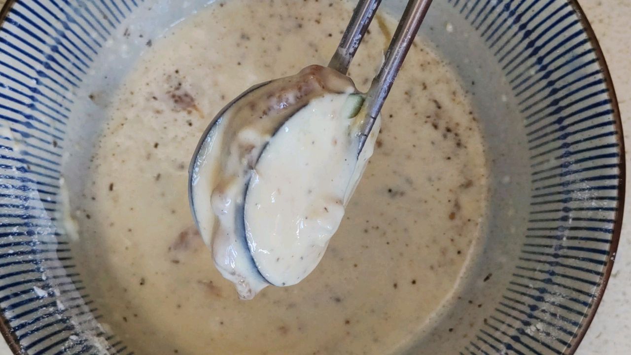 年味十足的炸茄盒