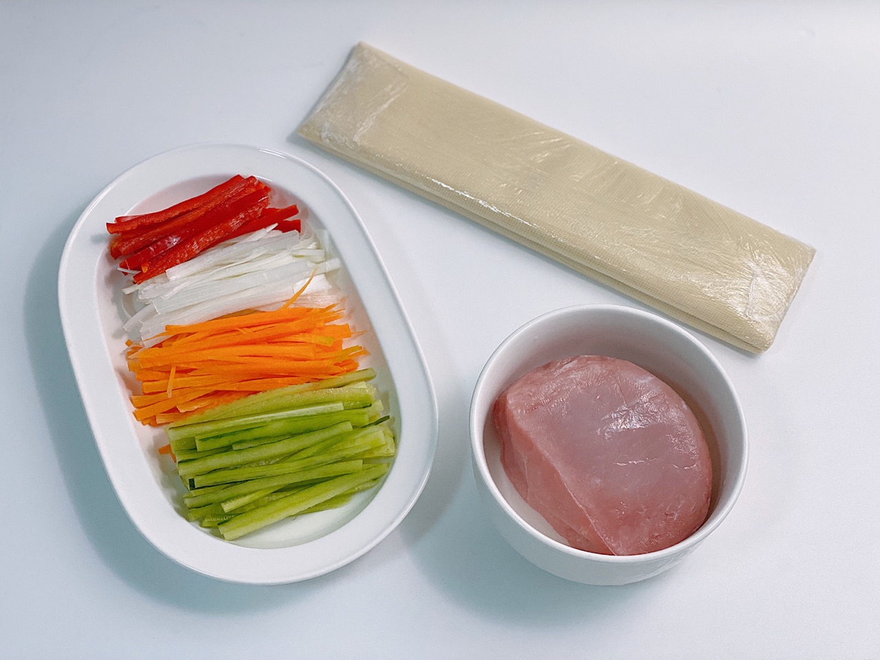 年夜菜｜花开富贵·京酱肉丝千张蔬菜卷