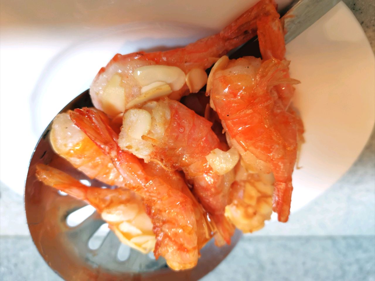 年夜饭必吃～黄金杏仁大虾