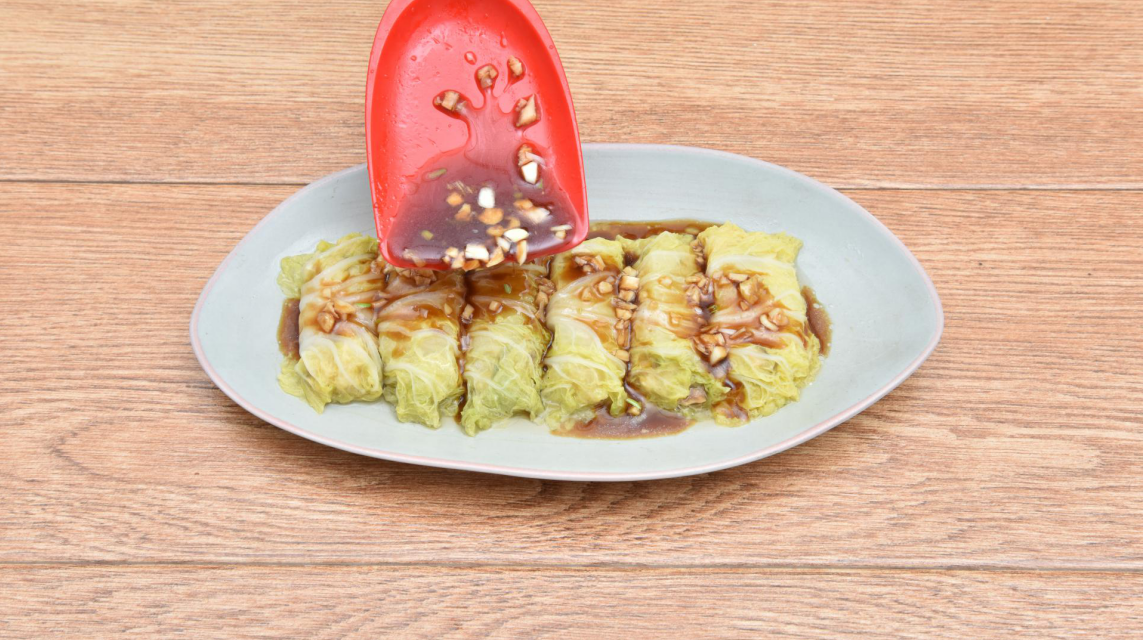 #年夜饭 蚝油白菜卷