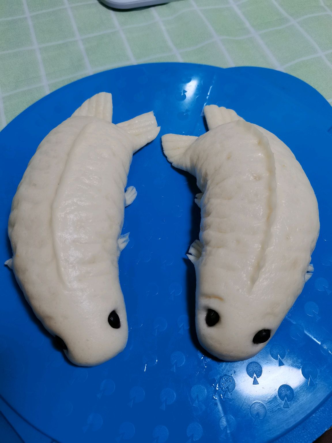 年夜饭花样馒头鱼