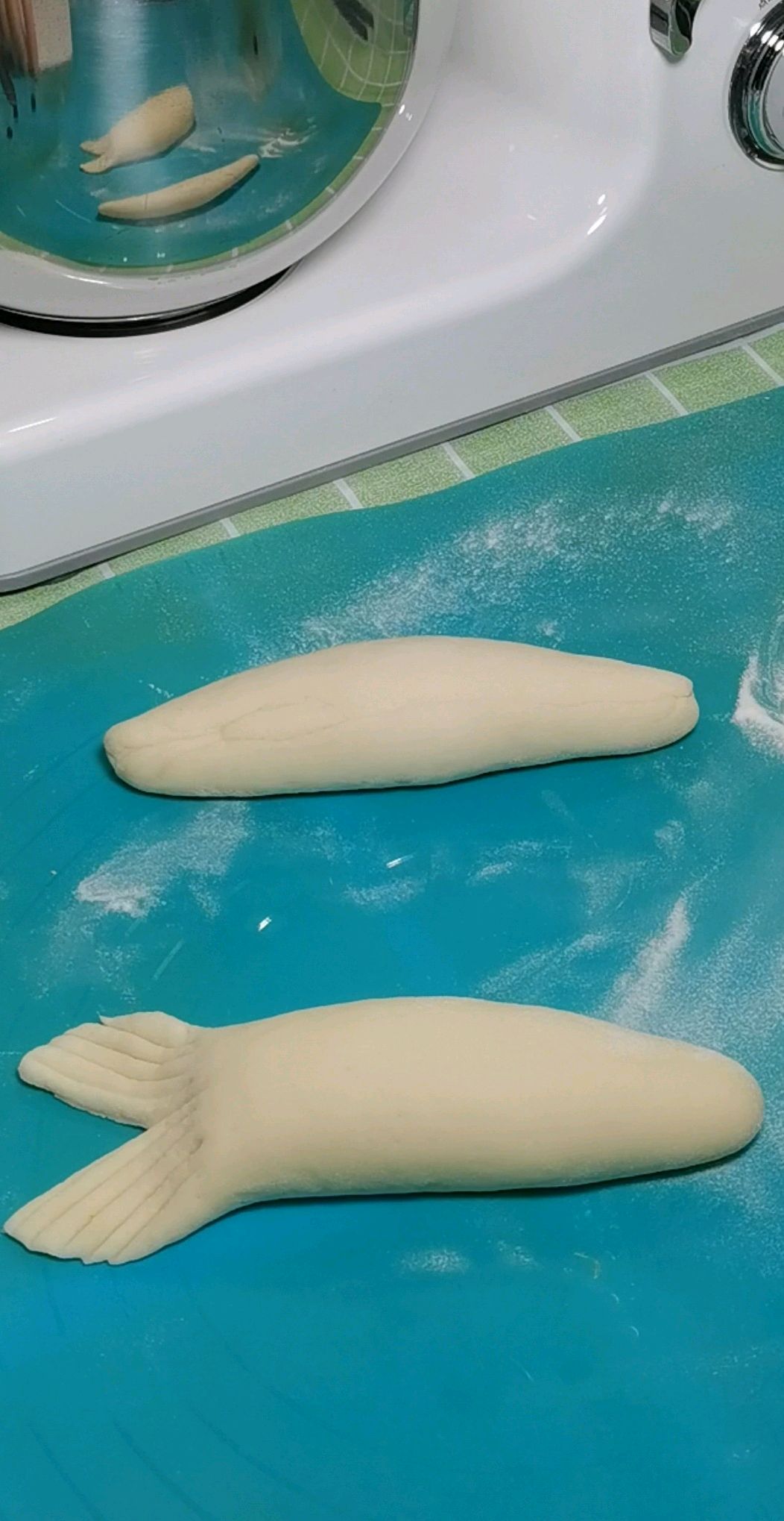 年夜饭花样馒头鱼