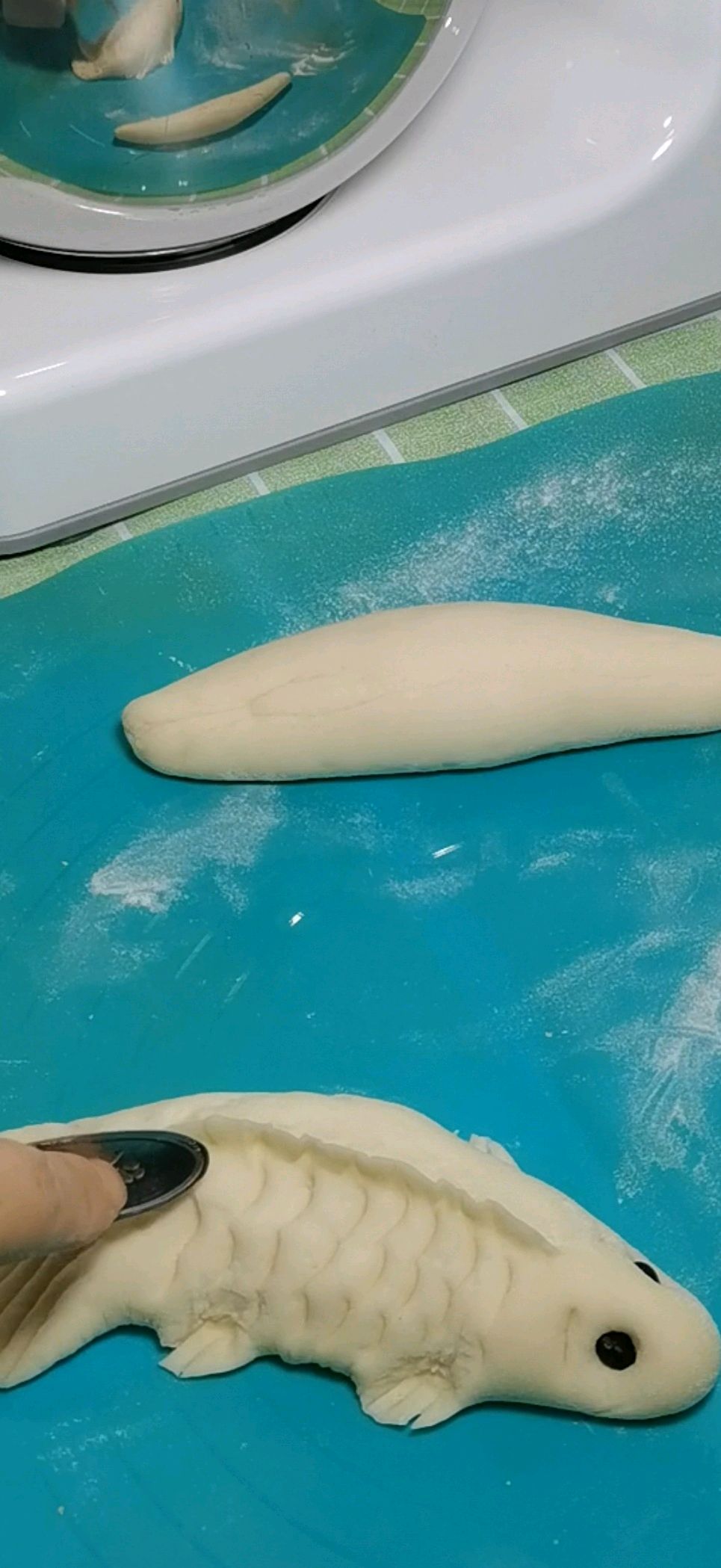 年夜饭花样馒头鱼
