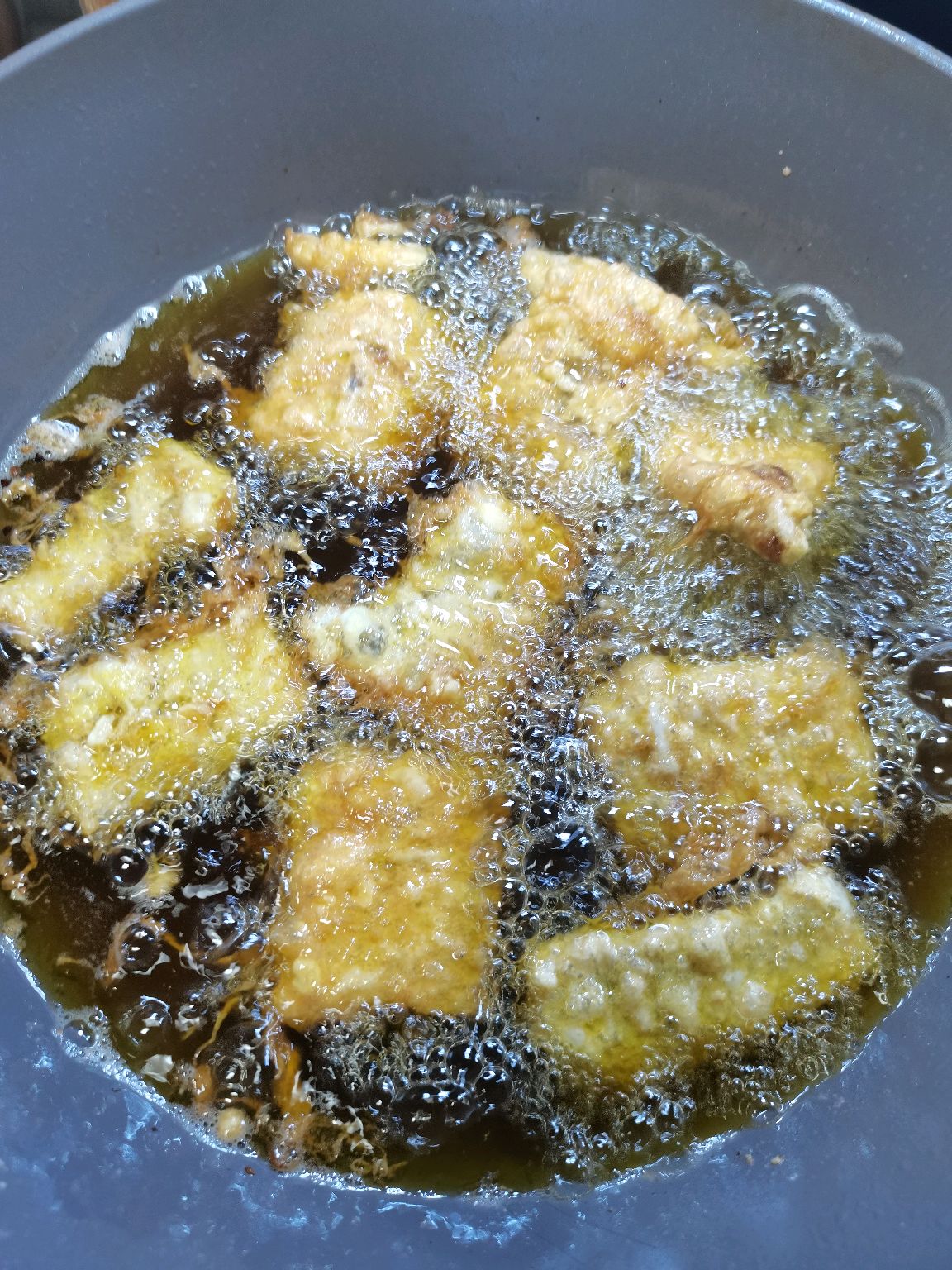 年夜饭香炸刀鱼（带鱼）