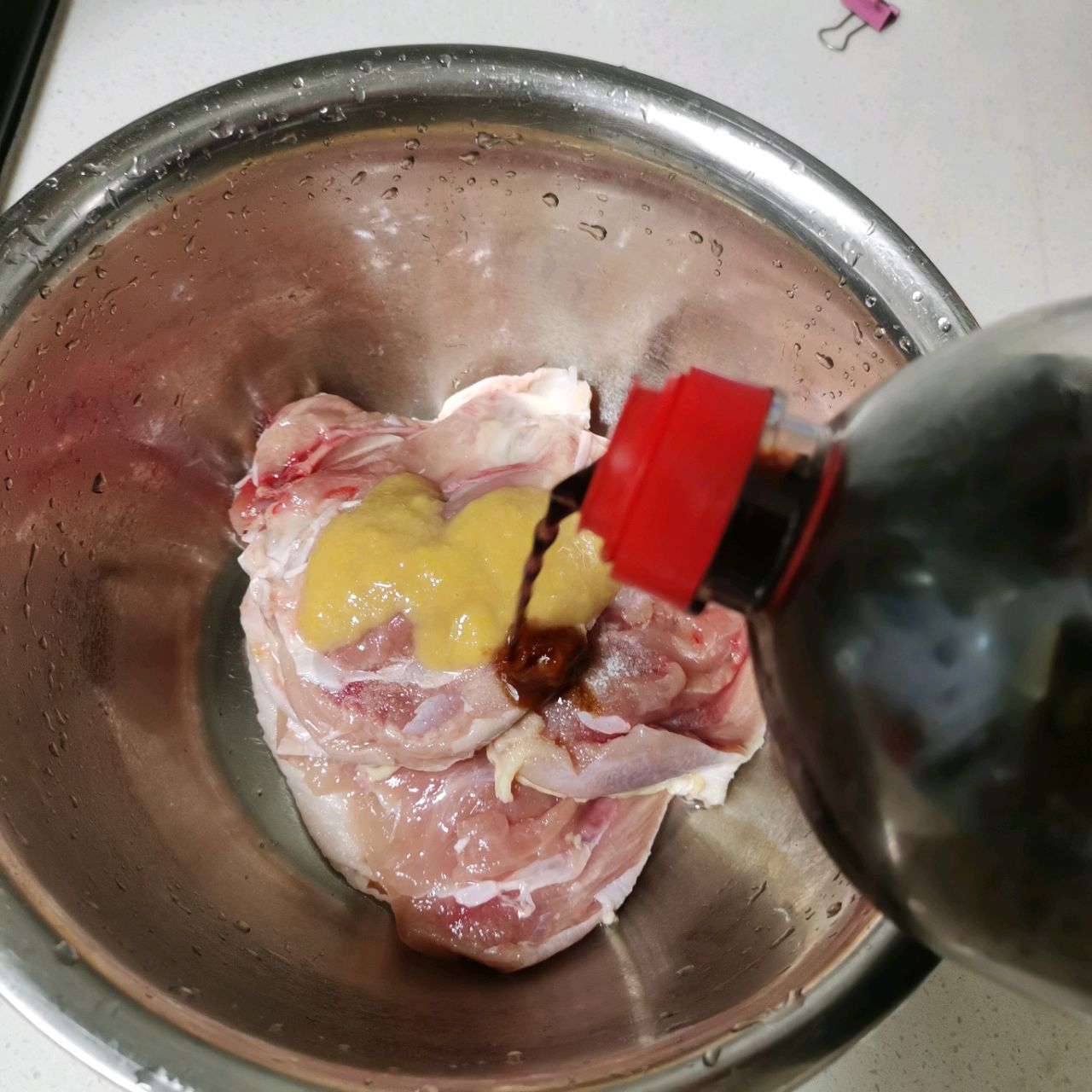 柠檬黑胡椒烤鸡腿肉