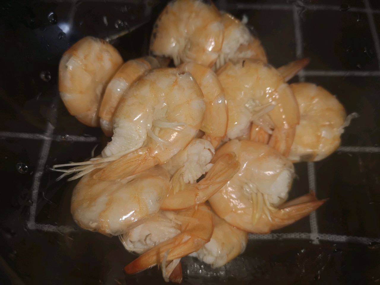 柠檬凉拌虾