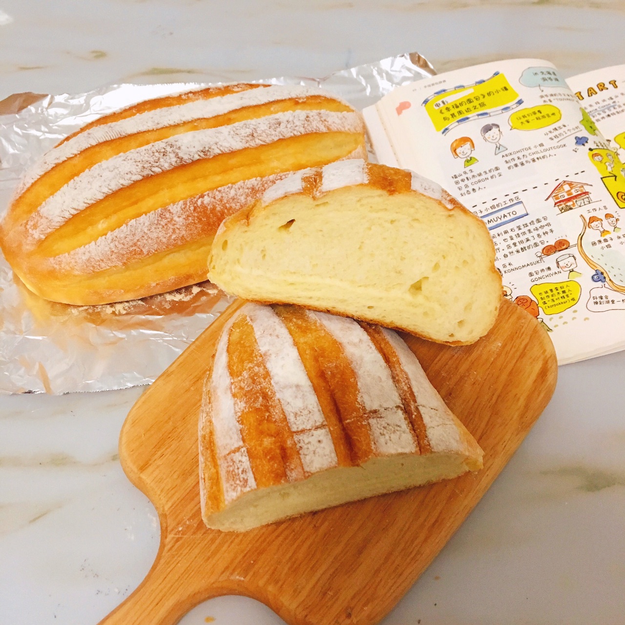 牛奶哈斯面包