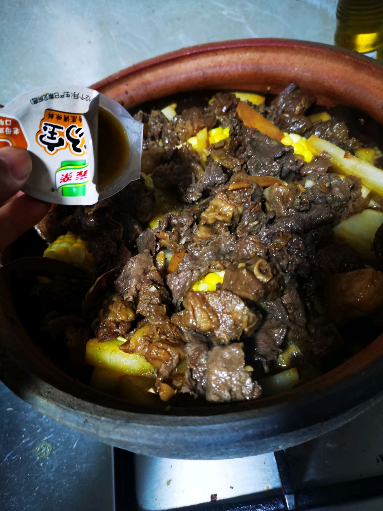 牛腩粉丝萝卜煲