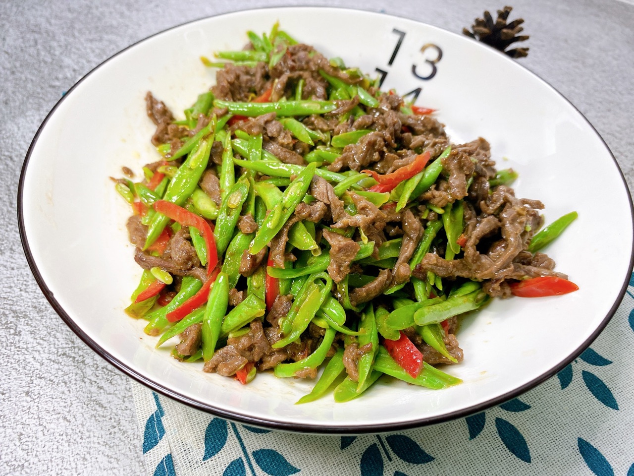 牛肉炒豆角
