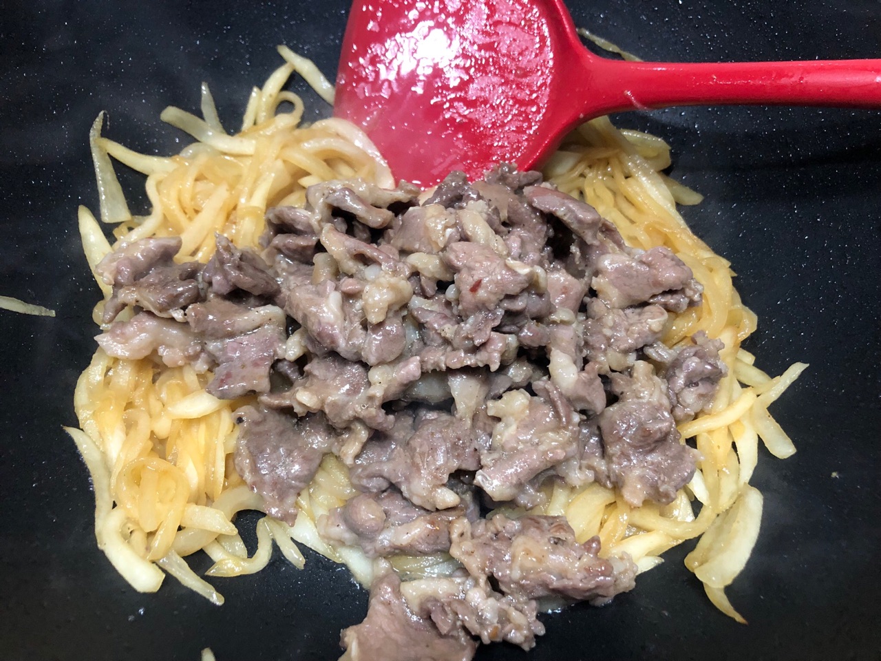 牛肉炒萝卜丝
