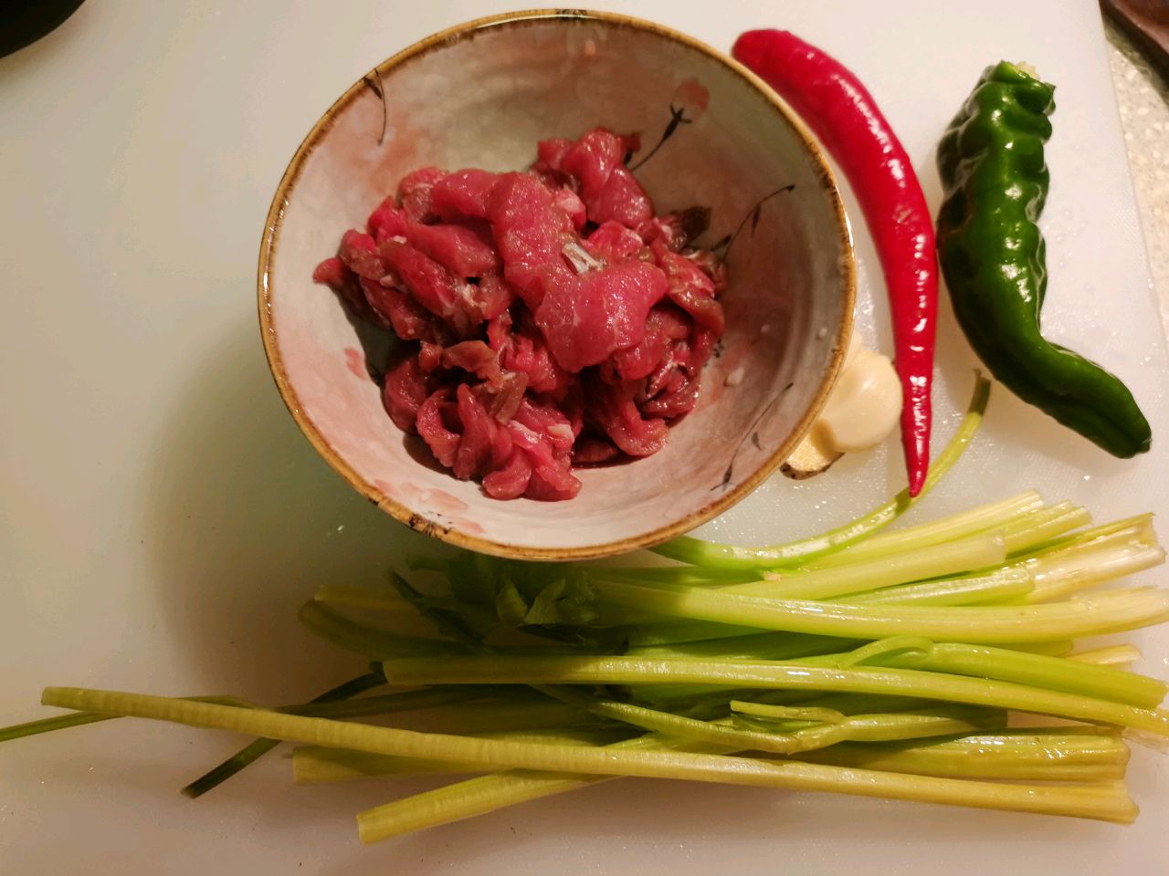 牛肉炒芹菜