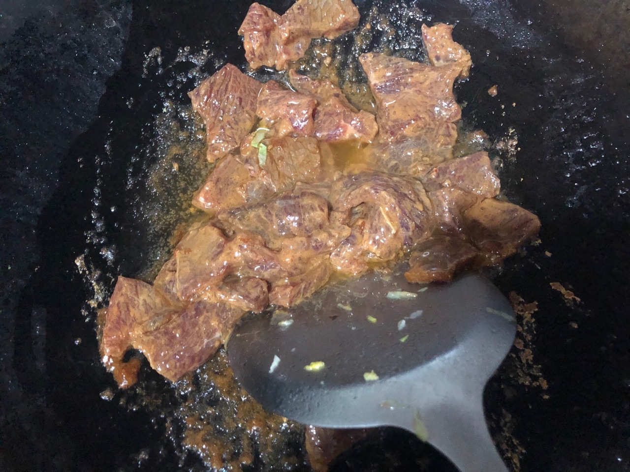 牛肉炒乌冬面