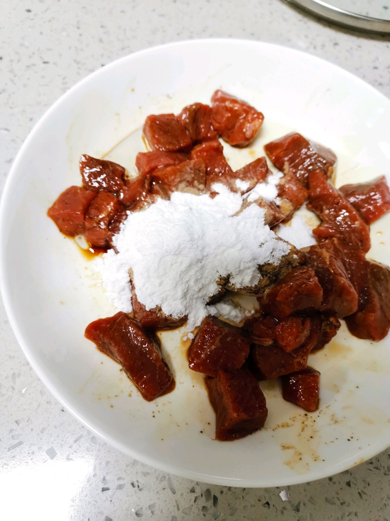 牛肉粒炒青椒