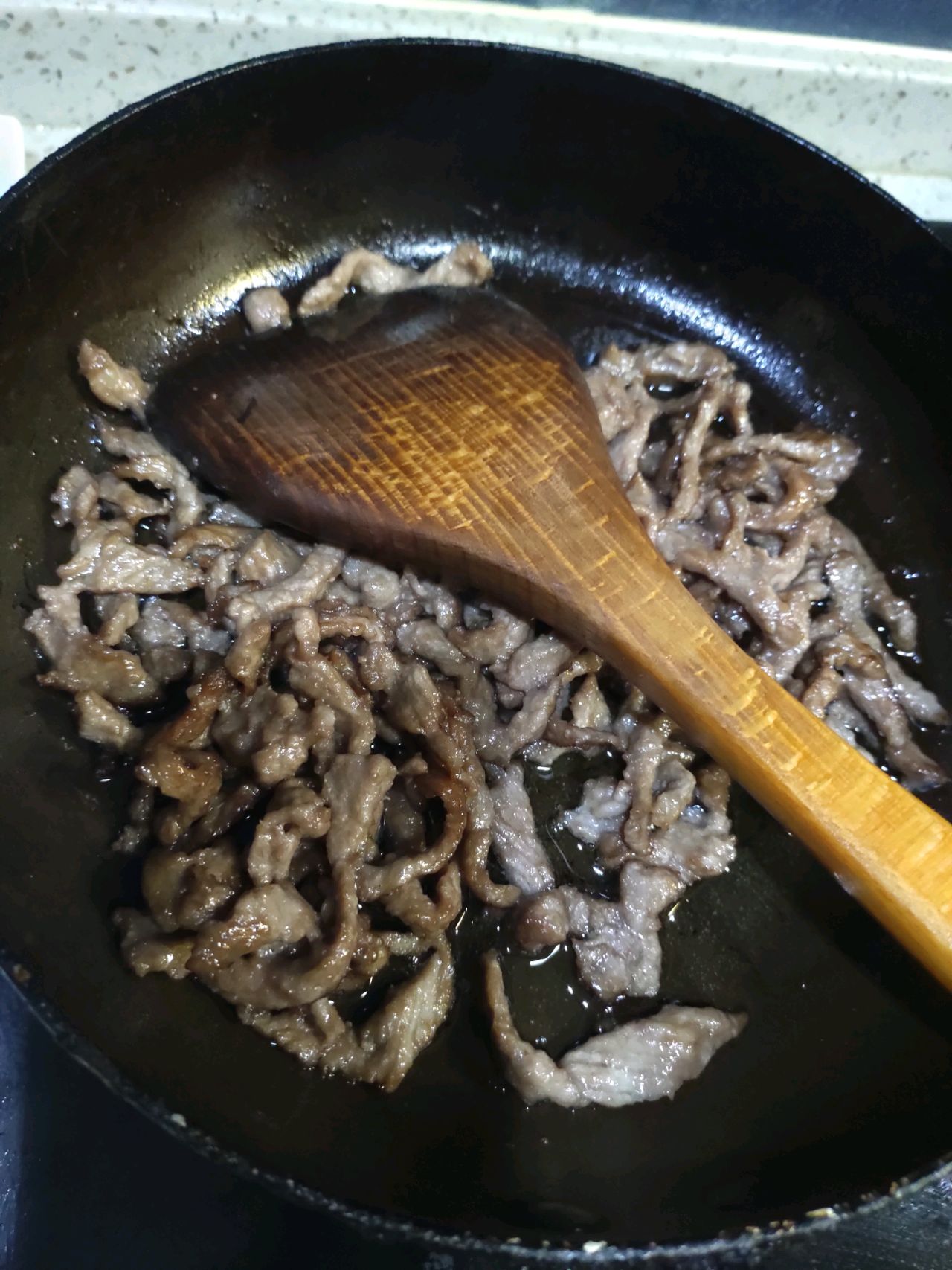 牛肉萝卜丝小炒