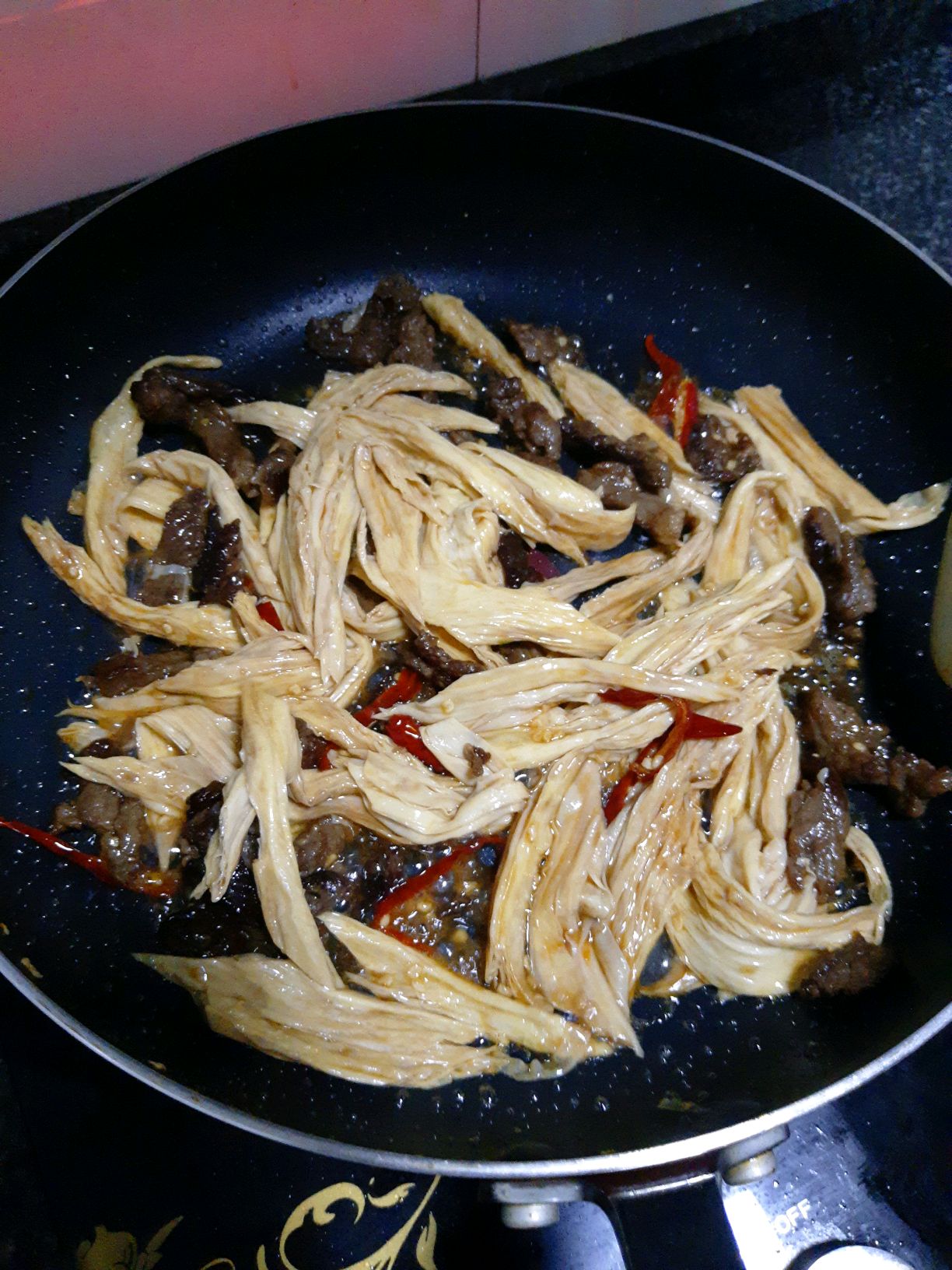 牛肉烧腐竹