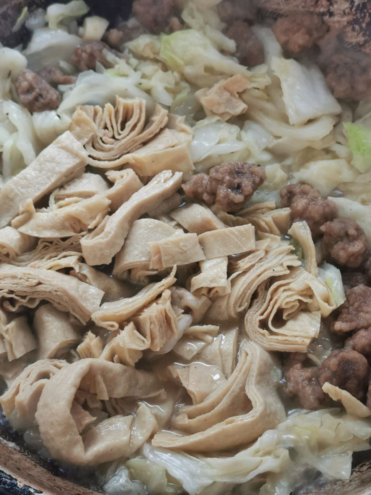牛肉丸子烩白菜