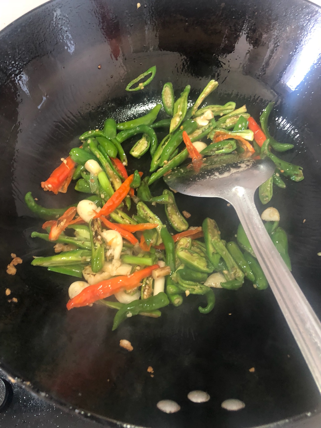 农家辣椒鸡蛋炒猪肉