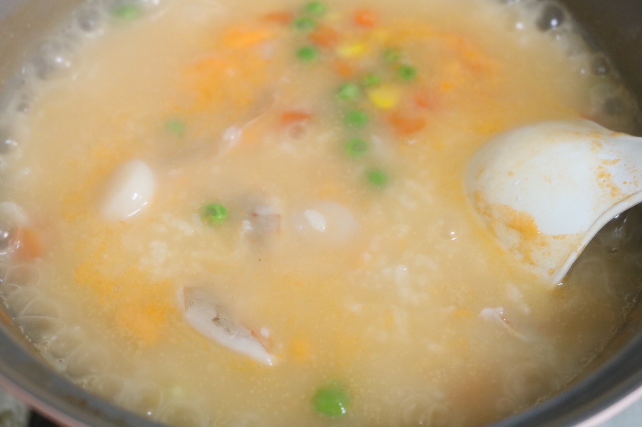 暖冬海鲜粥