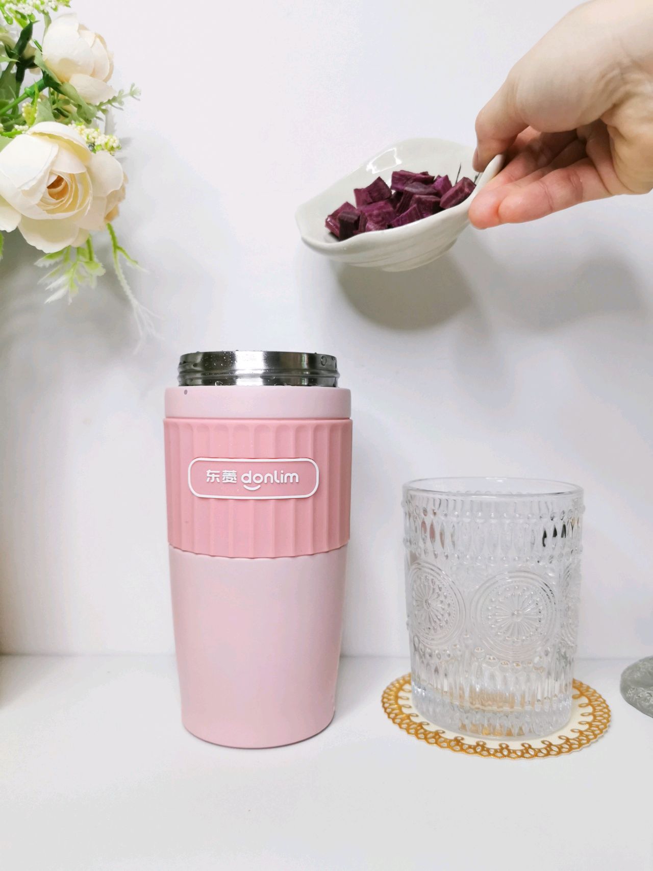 暖冬饮品|养颜低脂的紫薯豆浆