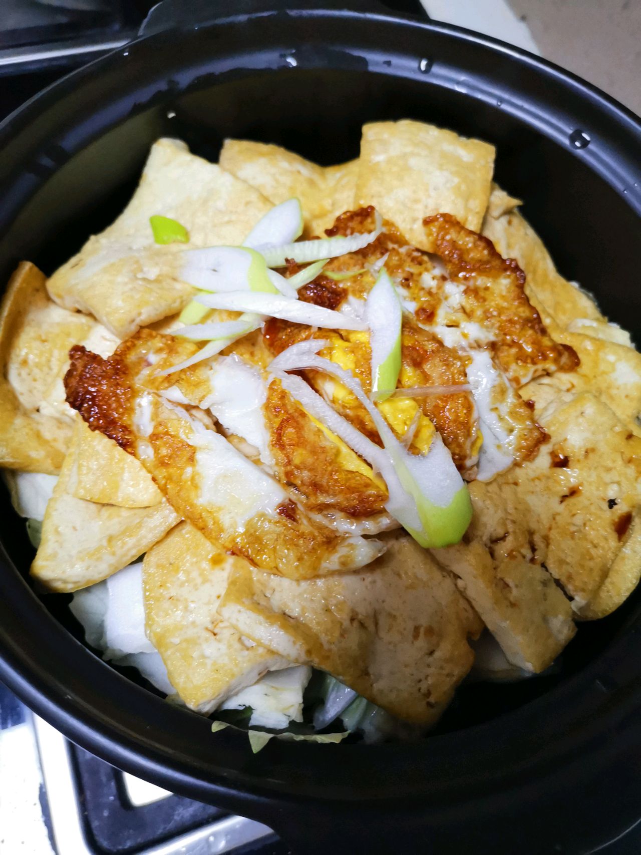 暖暖的味道:白菜豆腐煲