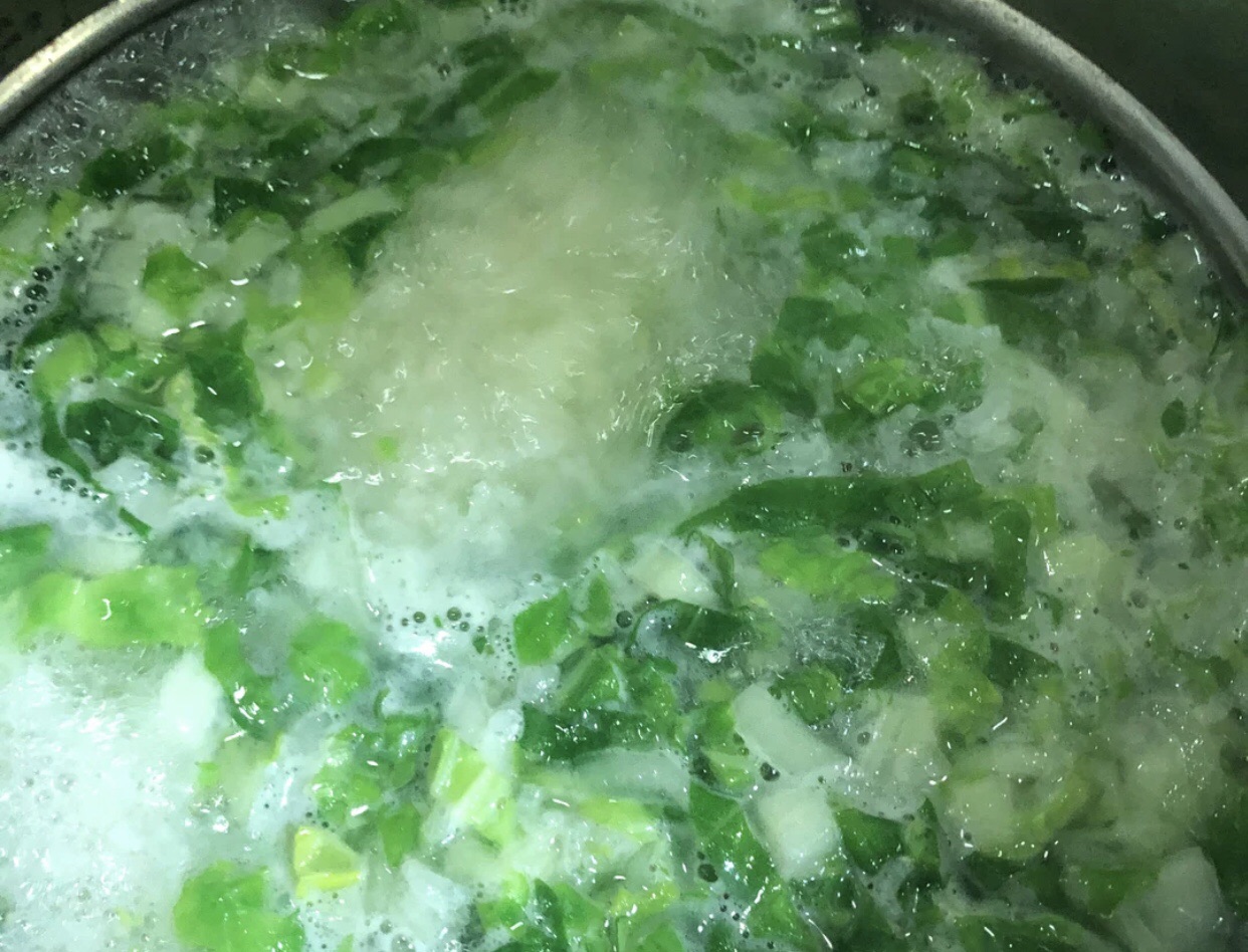 暖胃健康菜粥