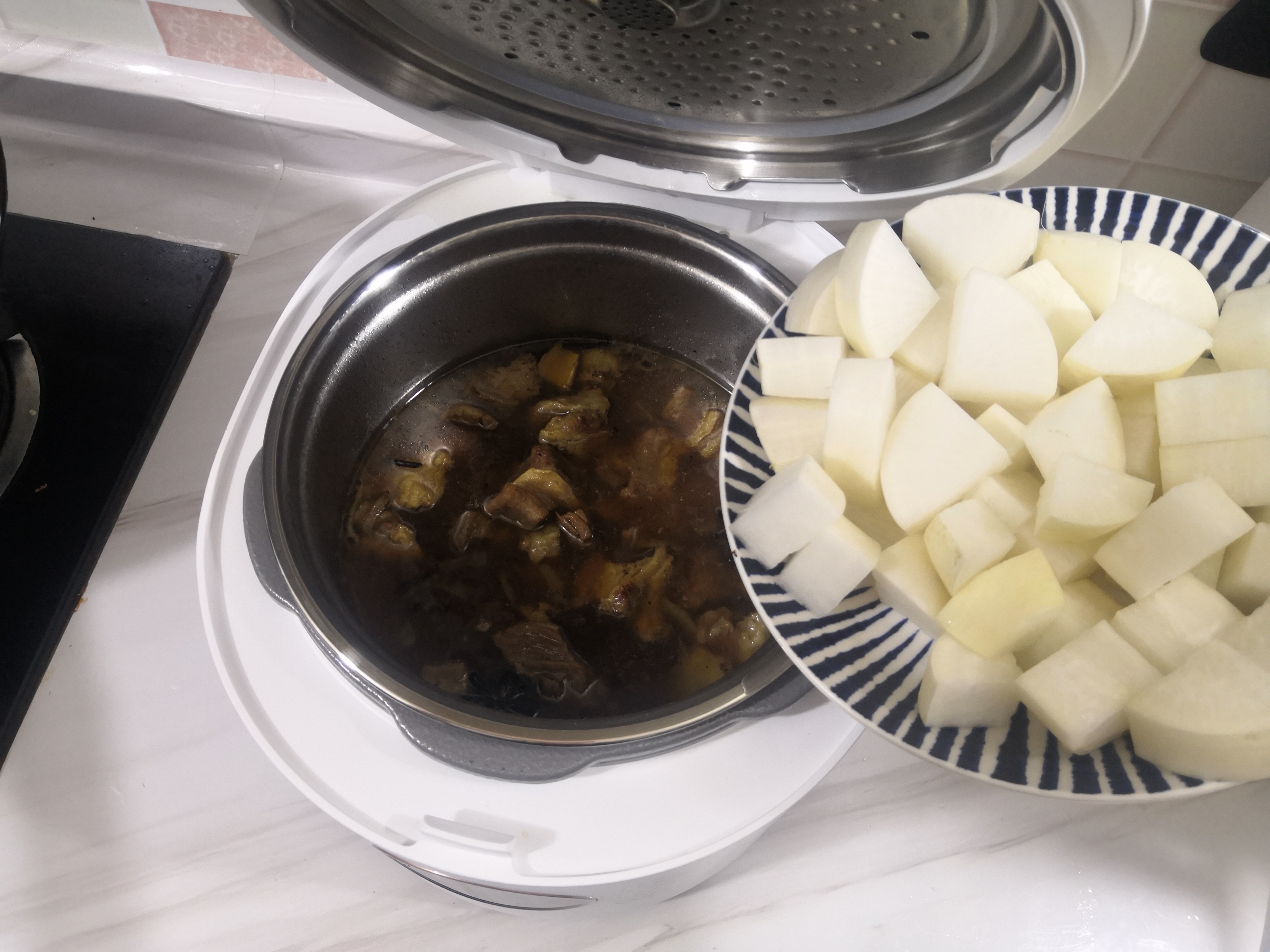 暖胃强身菜~牛肉炖萝卜