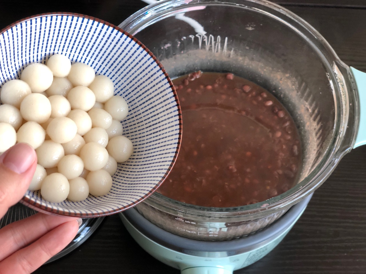 糯叽叽红豆糯米丸子