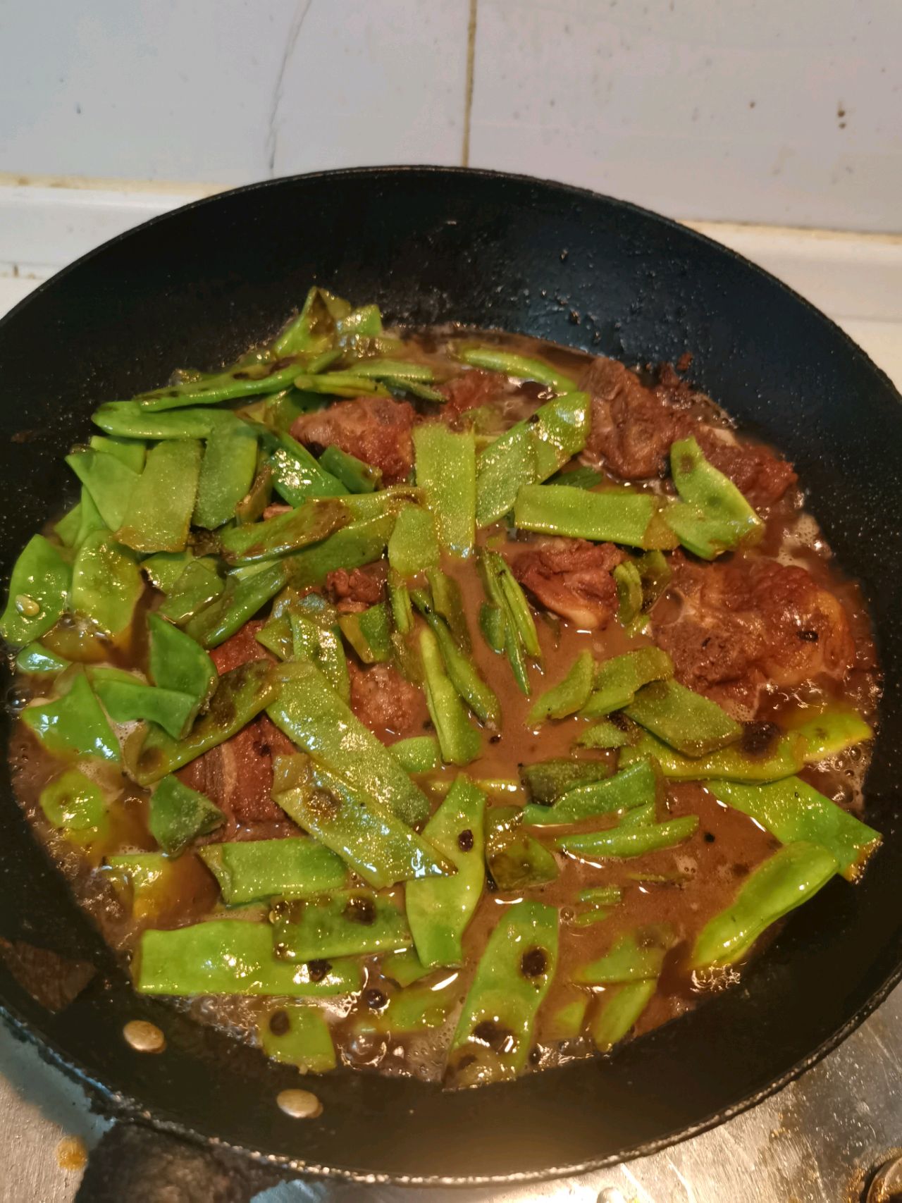 排骨炖豆角