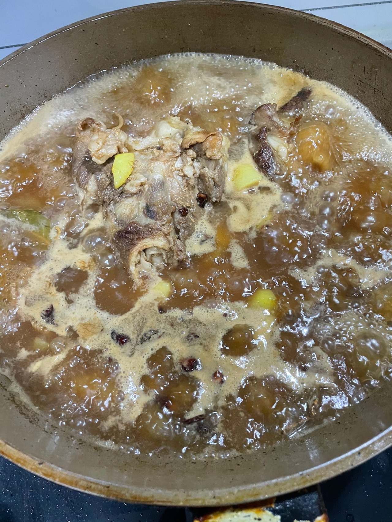 排骨炖土豆豆角