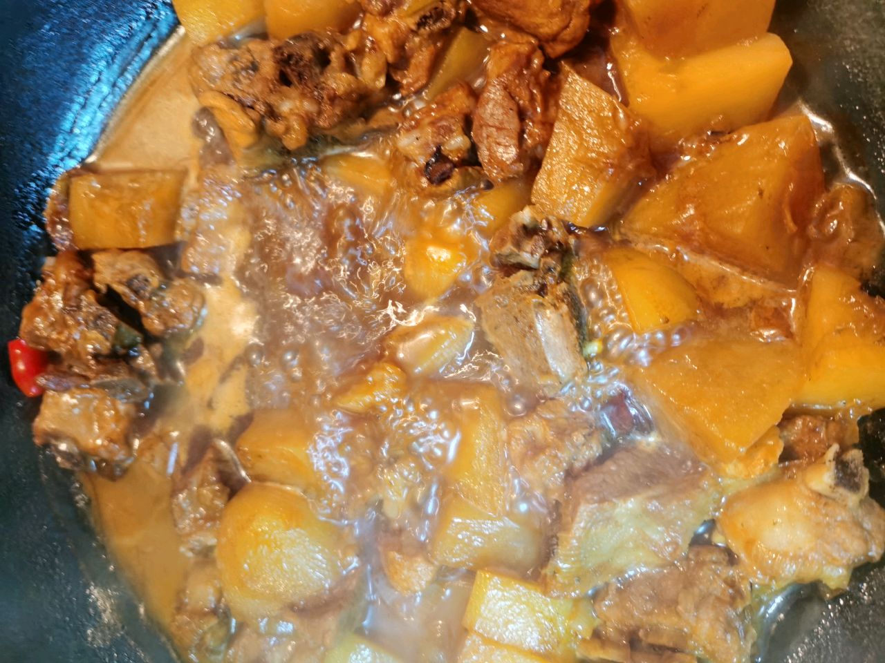 排骨烧土豆