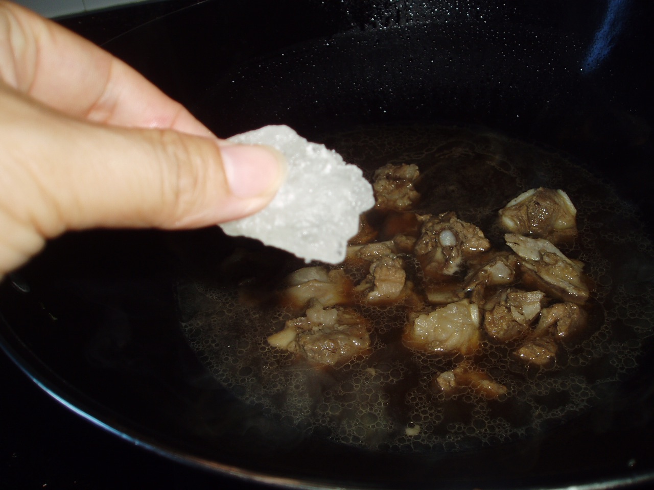 排骨土豆电饭锅焖饭