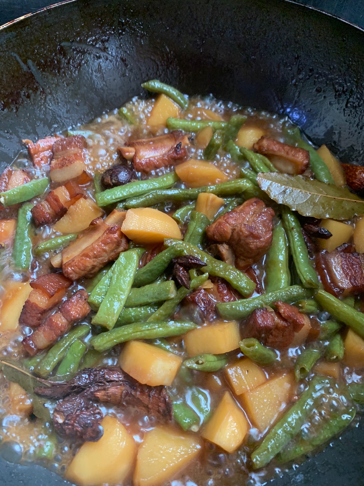 排骨土豆炖豆角