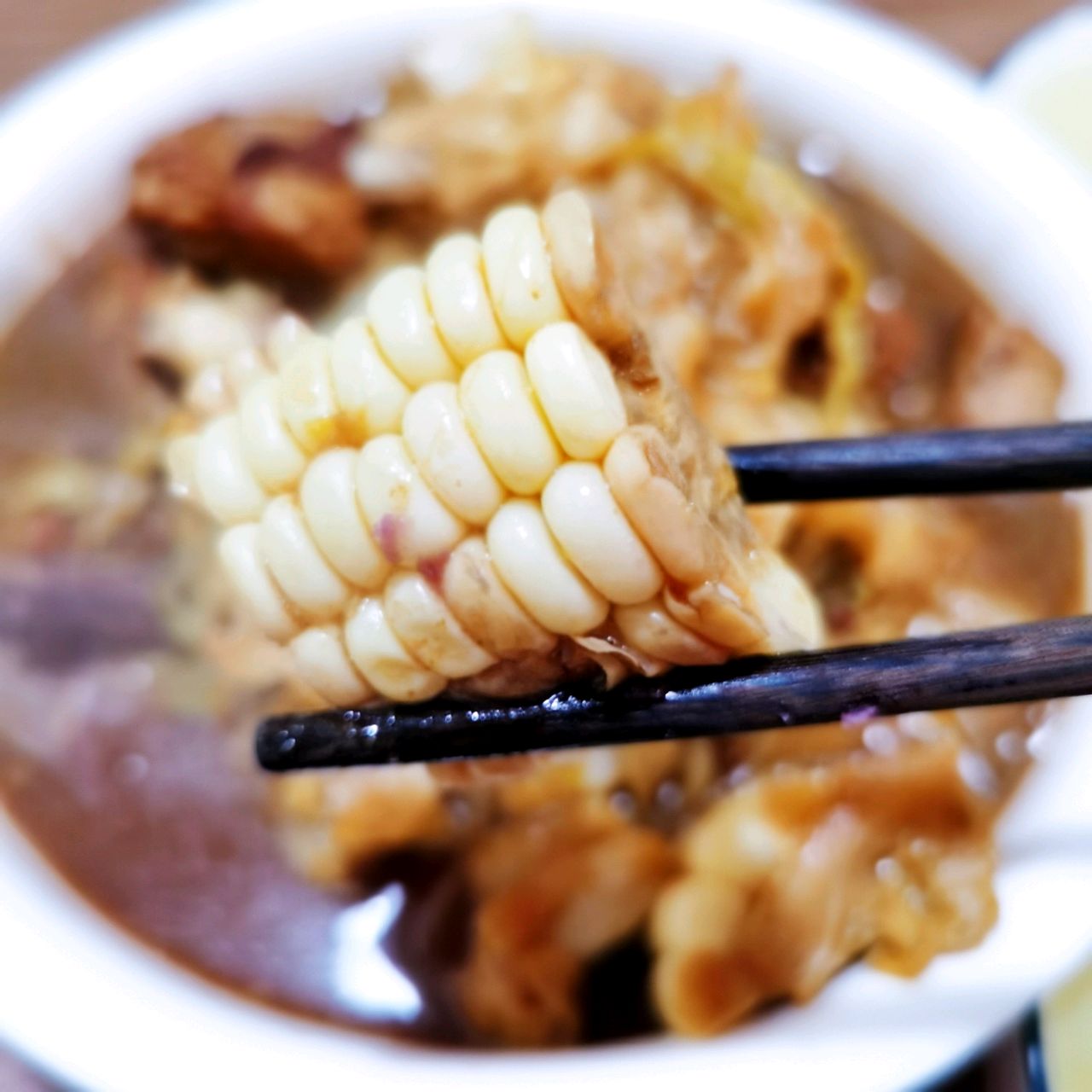 排骨玉米白菜炖粉条