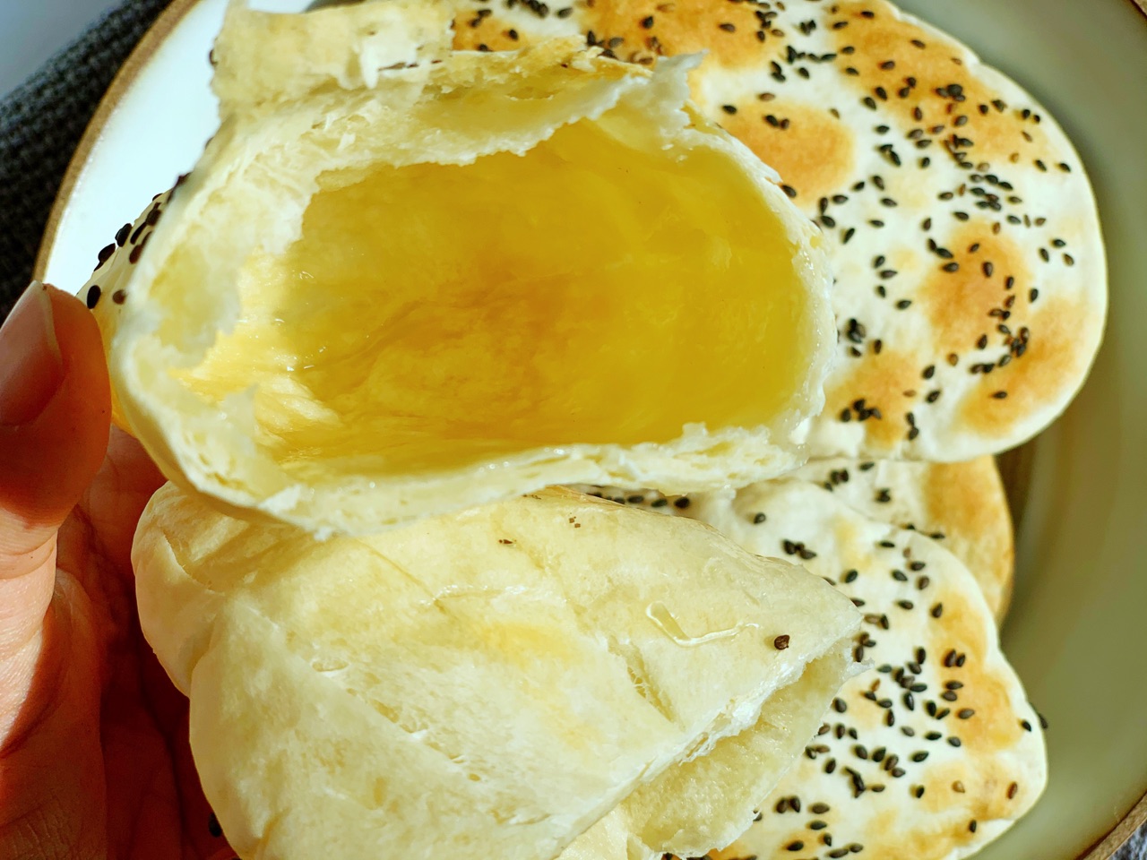 胖乎乎圆滚滚空心糖烧饼