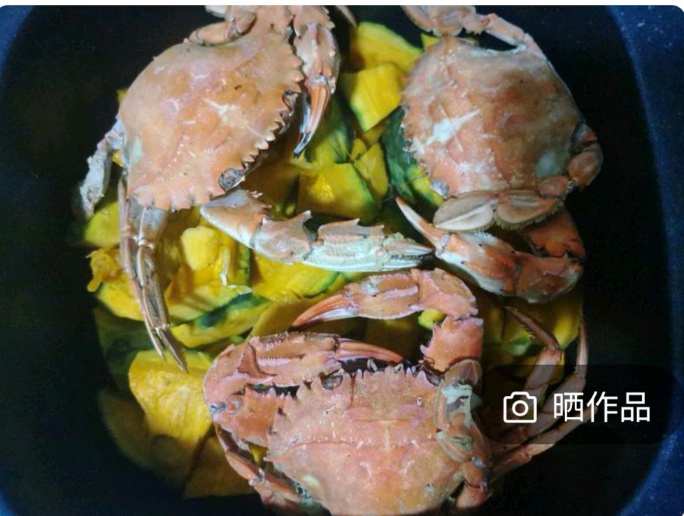 螃蟹南瓜汤（有/无油双版本）
