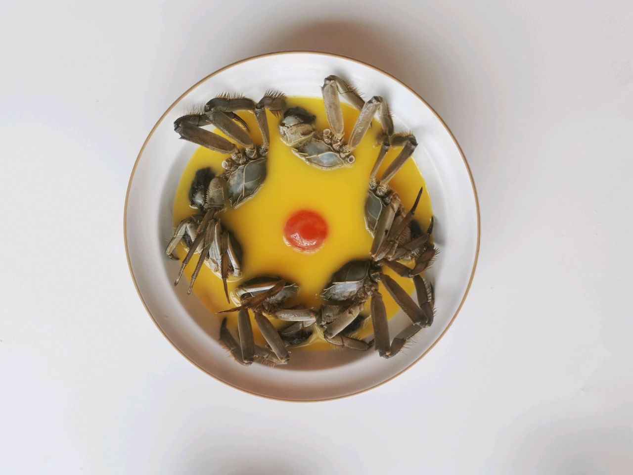 螃蟹香肠蒸蛋