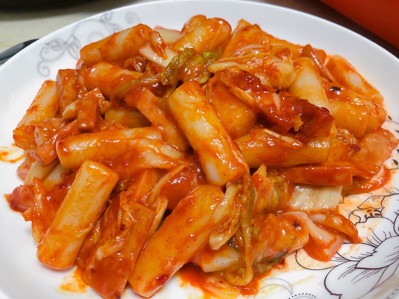泡菜炒年糕