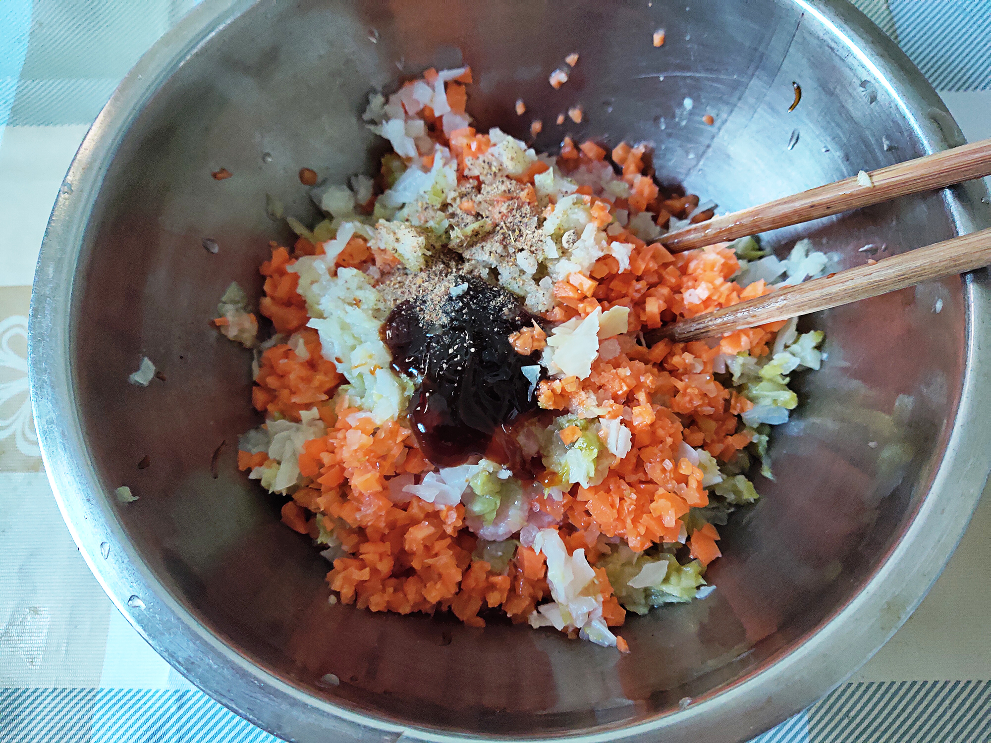 泡菜猪肉生煎包