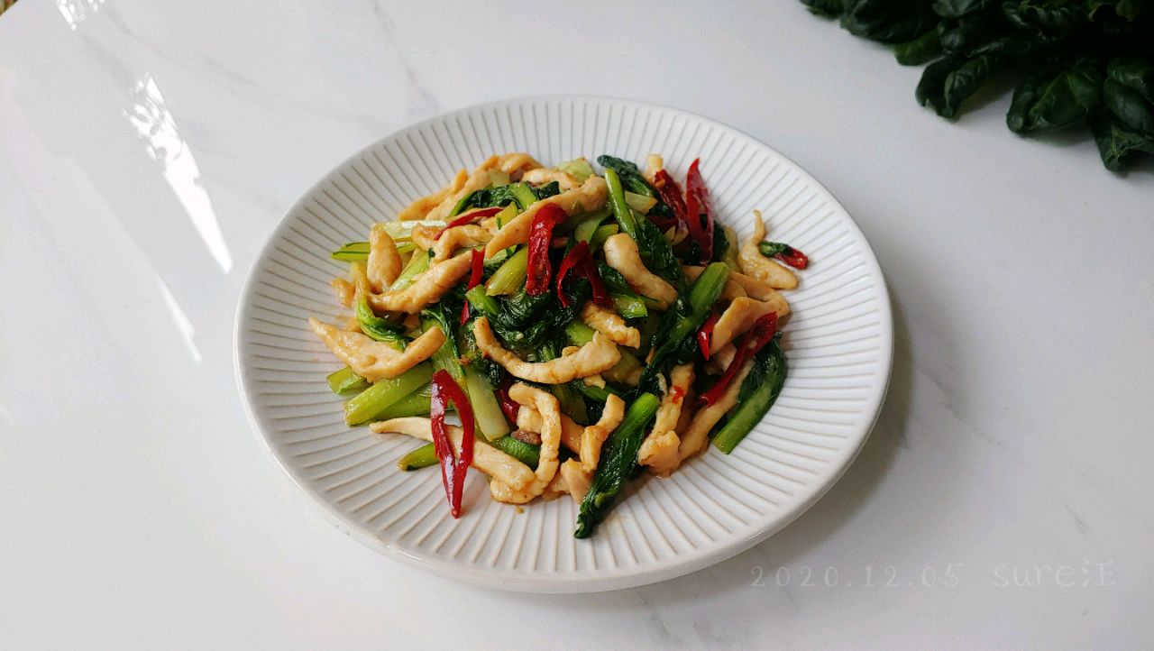 泡椒滑鸡乌塌菜