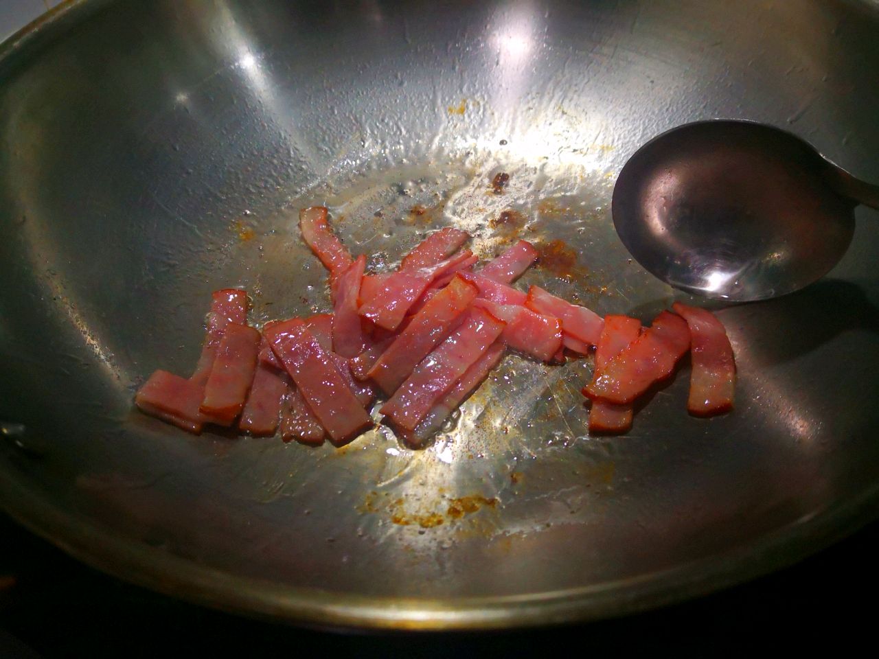 培根菠菜意面